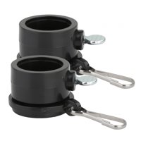 Magideal - 2 Clips Para Mástil De Bandera, Accesorios Para Banderas Con Ojales, Rotación De 360 Degree, Fácil De Instalar Con Mosquetones, Resistentes A La Intemperie, 115 Pulgadas