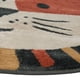 thumbnail image 1 of Alfombra Zoo 120 x 120 Cm Diseño 3 Naranjo, 1 of 4