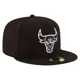 thumbnail image 1 of Gorro 59Fifty Chicago Bulls NBA Clásicos Black, 1 of 1