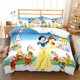 thumbnail image 1 of Princess Bedding Sets children Pink Girl Quilt Cover Set Little Mermaid Cinderella Duvet Cover and Pillowcases Bed Sheets, 1 of 5