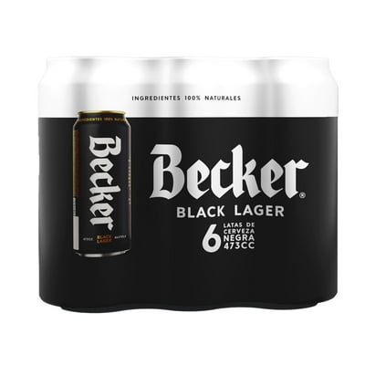 Cerveza Stout 5.6° Lata 6 Un 473 Ml C/U Becker