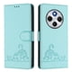thumbnail image 1 of Funda tipo cartera FOXDOCK para Xiaomi POCO C75 con soporte, ranuras, RFID, diseño de gato, 1 of 5