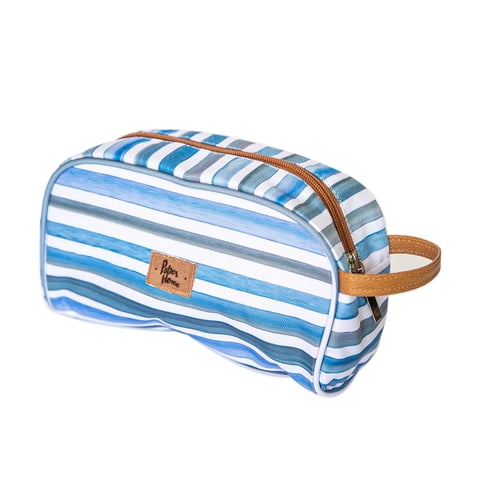 Paper-Home - Cosmetiquero Sustentable Líneas Azules