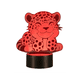 thumbnail image 3 of Lampara Ilusion 3D Leopardo de 7 colores, Base touch, 3 of 6