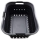 thumbnail image 1 of Cesto de ropa sucia SAMMART, plástico plegable, 42 L (gris/negro), 1 of 8