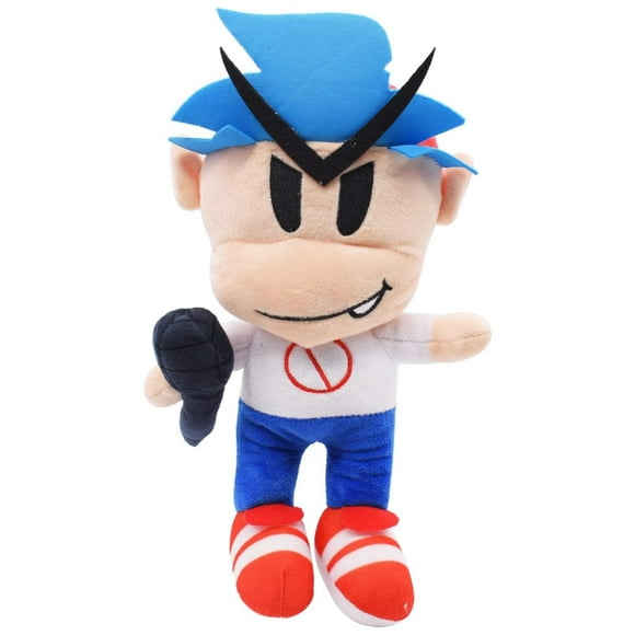Juguete Peluche Boyfriend 25cm Friday Night Funkin Azul