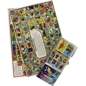 Genérico - Juego De Mesa Mexicano, Juego De Serpientes Y Escaleras, Juego De Ganso, Lotería
