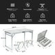 thumbnail image 2 of Set Mesa Plegable con 4 Pisos Blanco, 2 of 4