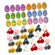 thumbnail image 4 of Huevos De Pascua Rellenos Con Coloridos Adornos De Conejitos De Peluche, Juguete De Peluche Novedoso, 24 Huevos, 4 of 5