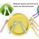 thumbnail image 4 of Caja de cubiertos de bambú, juego de cubiertos de cuchara y tenedor para niños, cena de alimentación para niños y bebés, postre, 4 of 5