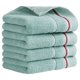 thumbnail image 1 of REGALWOVEN Toallas de Mano de Algodón, Toalla de Mano Sólida Suave y Absorbente para Baño, Cocina, Lavado de Cara, Regalos para el Hogar Azul Claro Juego de 4 Piezas, 1 of 5