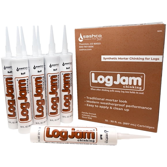 Masilla Sashco Log Jam 887 ml color arena - paquete de 10