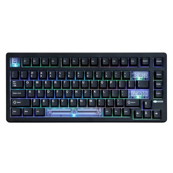 Teclado Magnético Epomaker HE80 Black 75% Hall Effect 8000Hz Tri-Mode RGB