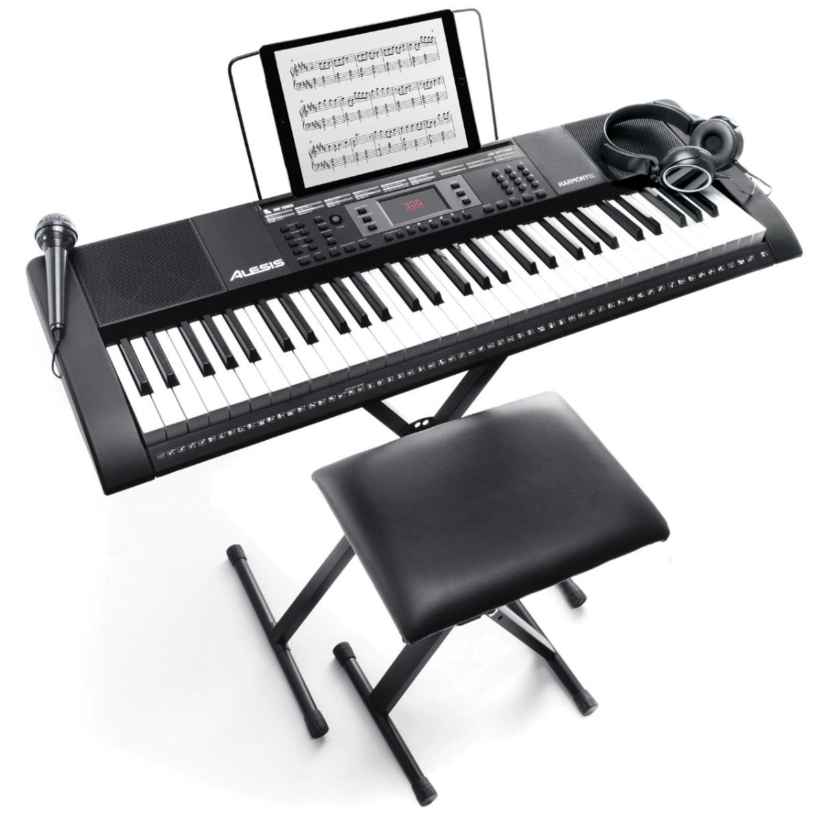 Alesis - Kit Teclado Portatil Harmony 61 Mkiii