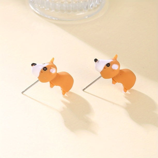 1pair Adorable Animal Cartoon Earrings - Perfect Party Favors and Gifts for Kids and Adults