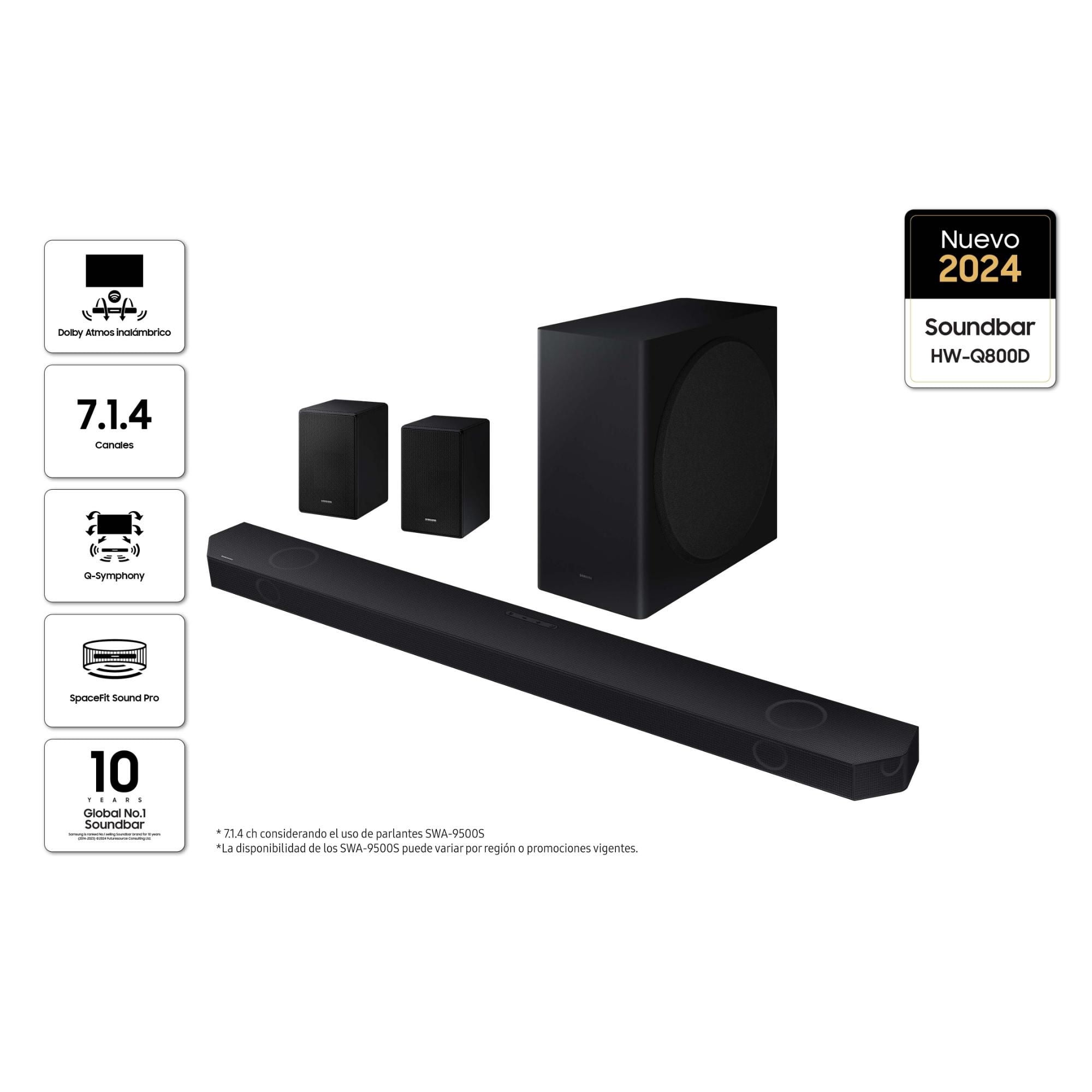Samsung - Soundbar Hw-Q800D/Zs