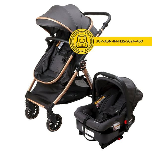 Coches Travel System Romanzo X1-D Negro Bronce Infanti Lider