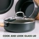 thumbnail image 4 of Juego de cocina GreenPan 4 piezas antiadherente negro apto para lavavajillas, 4 of 6