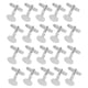 thumbnail image 1 of 20pcs Enlaces Hombres De La Moda De 12 Mm De Plata Redonda Plana Ajustes En Blanco Del Manguito De Los Gemelos De, 1 of 2