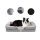 thumbnail image 1 of Cama Antiestres Perro Colchon Ortopedica 90x63cm Grande Gris, 1 of 3