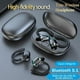 thumbnail image 2 of Audífonos Bluetooth In-ear Inalámbricos Bluetooth 5.2 Cancelación Profunda De Ruido 60 Horas De Larga Duración Pantalla Led Digital Impermeable Negro, 2 of 3