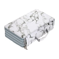 Ioensy - Bolsa De Lápices Organizadora De Lápices De Colores Con 300 Ranuras Portátil Para Estudiante Artista Blanco