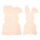 thumbnail image 5 of 5 Piezas De Recortes De Conejito De Madera De Pascua Para Decoración Artesanal De Pascua DIY Decoración De Pascua, 5 of 5