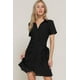 thumbnail image 1 of Vestido Mini Con Efecto Lino Botones Y Lazo Lateral, 1 of 5