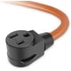 thumbnail image 4 of Cable adaptador para soldador Nema 14-50P a 6-50R, cable de alimentación con enchufe para soldador, resistente, STW 8AWG, 50 A, 250 V, 1,5 pies, 4 of 7