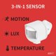thumbnail image 2 of Sensor de movimiento ZOOZ ZSE70 800LR Z‑Wave de largo alcance, 2 of 5
