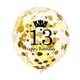 thumbnail image 2 of Globos Shuntai para decoración de cumpleaños número 13, paquete de 15, 2 of 6