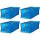 thumbnail image 1 of Bolsa de Almacenamiento IKEA Frakta Azul Paquete de 4 Premium, 1 of 7