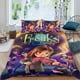 thumbnail image 2 of Mi Familia Extraña Conjunto de sábanas temático, trío de piezas, cómodo y amigable con la piel, diseño único, regalo de decoración para el hogar para familiares, amigos y fans,140cm *210cm, 2 of 6