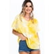 thumbnail image 2 of Top Tie-dye con Escote en V y Mangas con Puños., 2 of 3