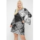 thumbnail image 2 of Vestido Estampado con Mangas Acampanadas 3XL, 2 of 4